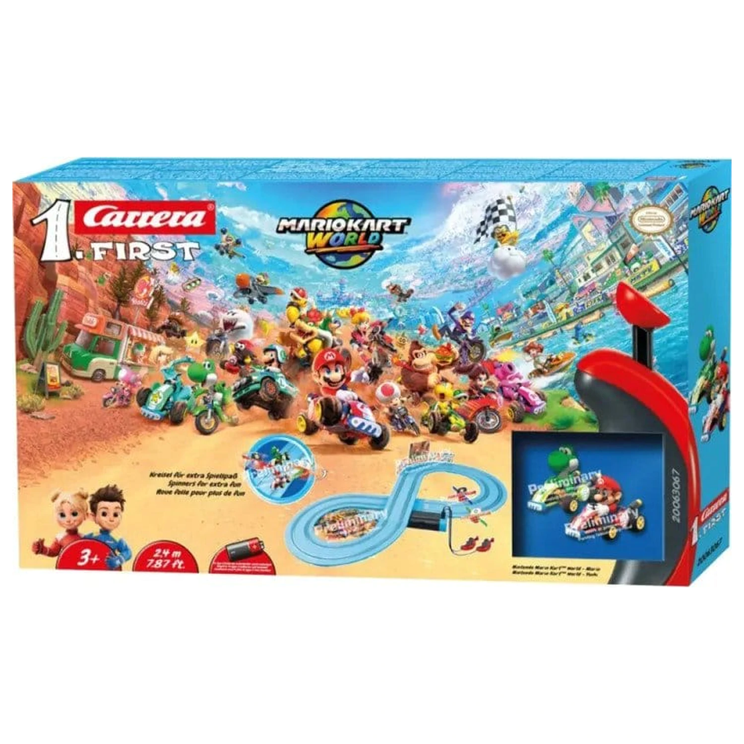 Nintendo Mario Kart Carrera First Pretekárska dráha Set Mario Kart World Mario vs. Yoshi produktová fotografia