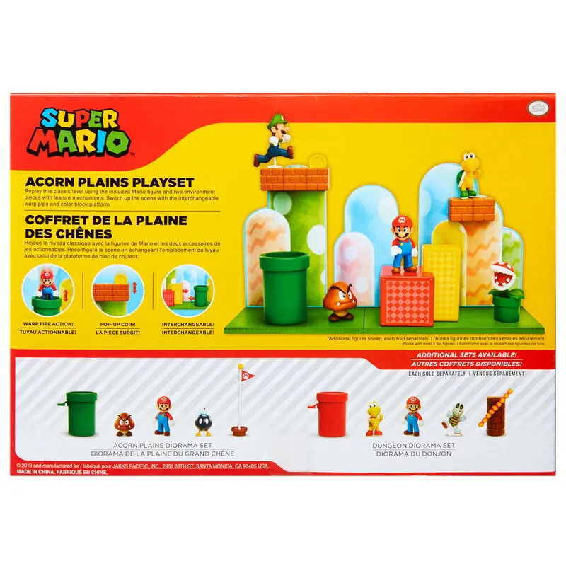 World of Nintendo Super Mario Playset Acorn Plains termékfotó