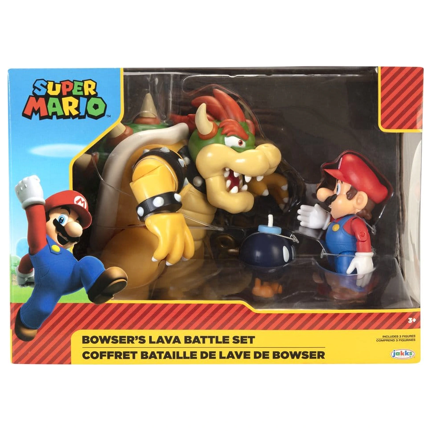 Nintendo Super Mario Bowser verzus Super Mario Špeciálna sada produktová fotografia