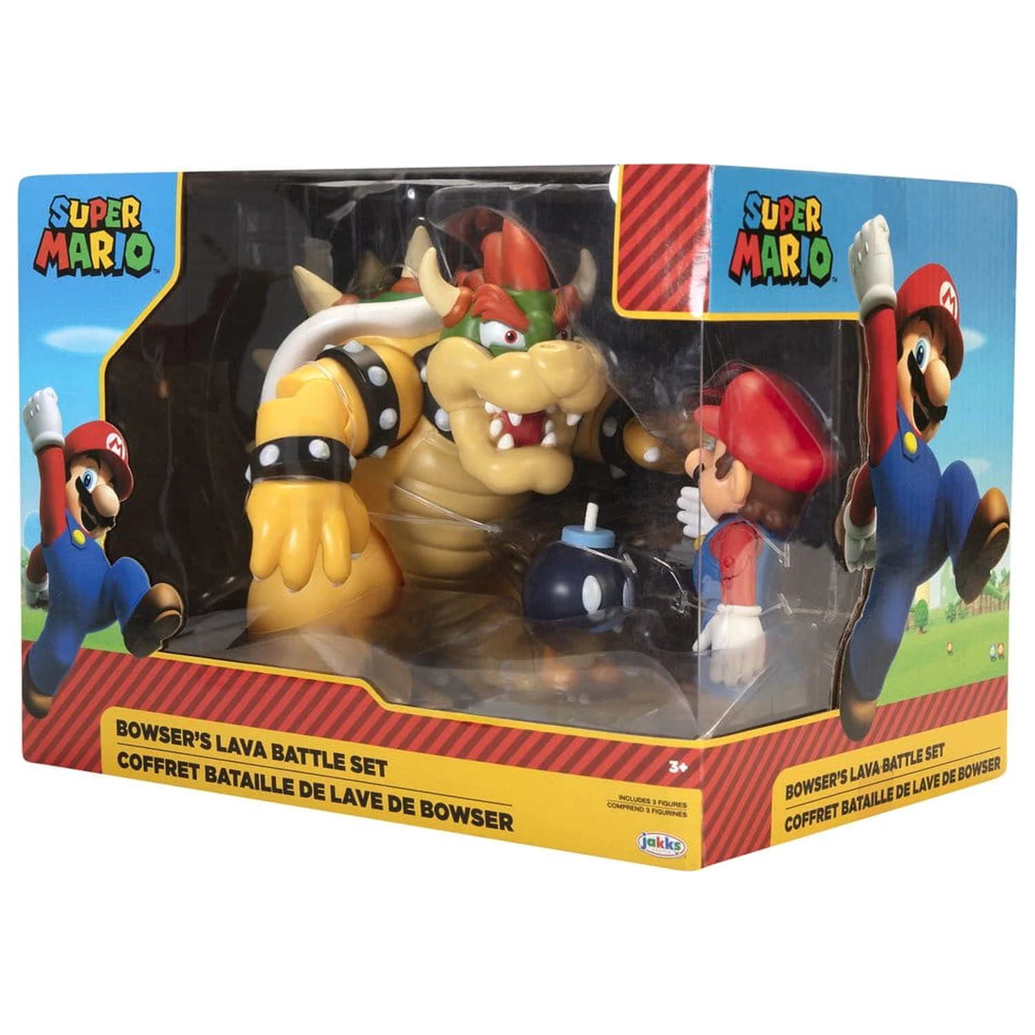 Nintendo Super Mario Bowser verzus Super Mario Špeciálna sada produktová fotografia