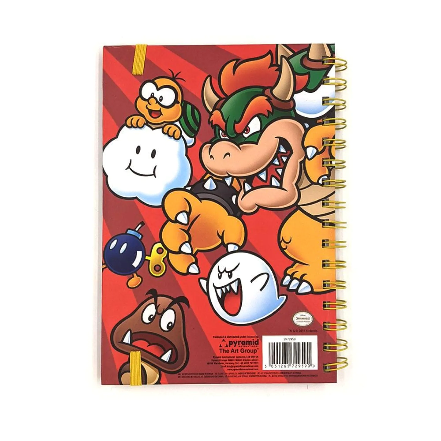 Nintendo Super Mario Bros A5 zápisník produktová fotografia