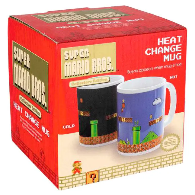 Super Mario Bros. Heat Change Hrnček Level produktová fotografia