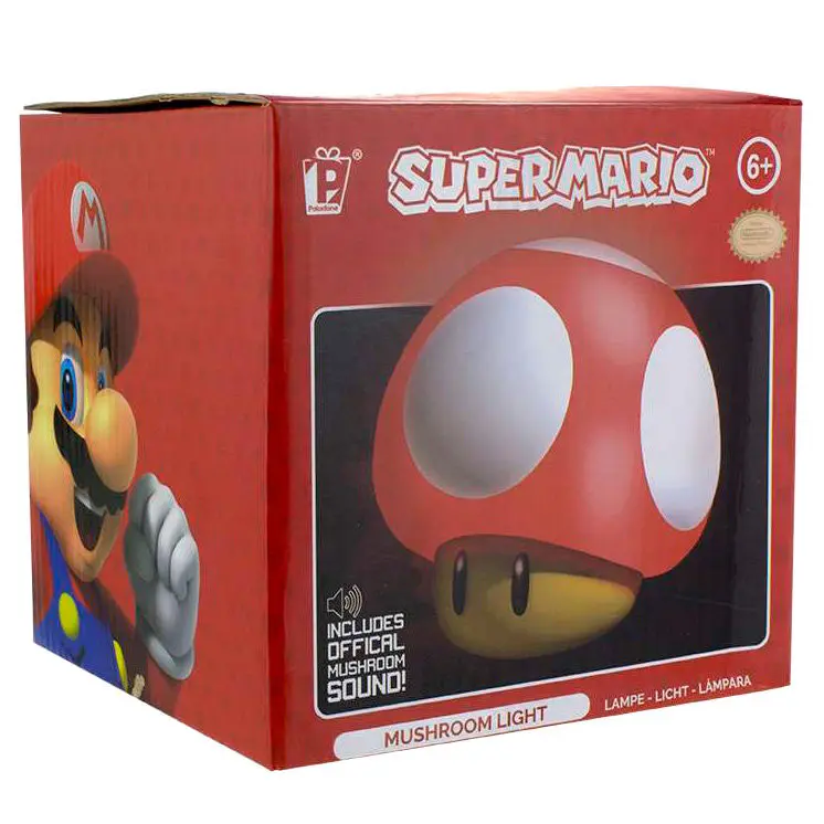 Super Mario Mini Svietidlo so Zvukom Huby 12 cm termékfotó