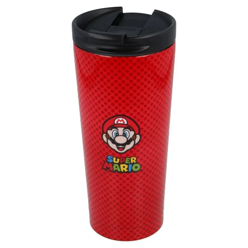 Nintendo Super Mario Bros nerezový termohrnček na kávu 425ml produktová fotografia