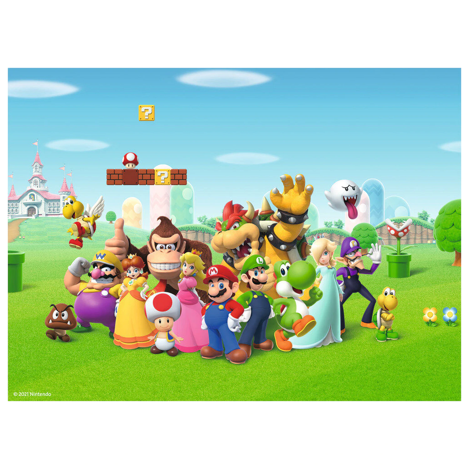 Nintendo Super Mario Bros XXL puzzle 200 kusov produktová fotografia