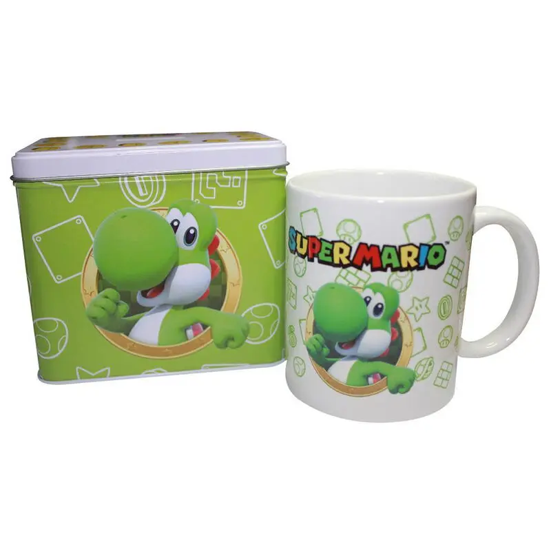 Nintendo Super Mario Bros Yoshi Hrnček + Pokladnička set produktová fotografia