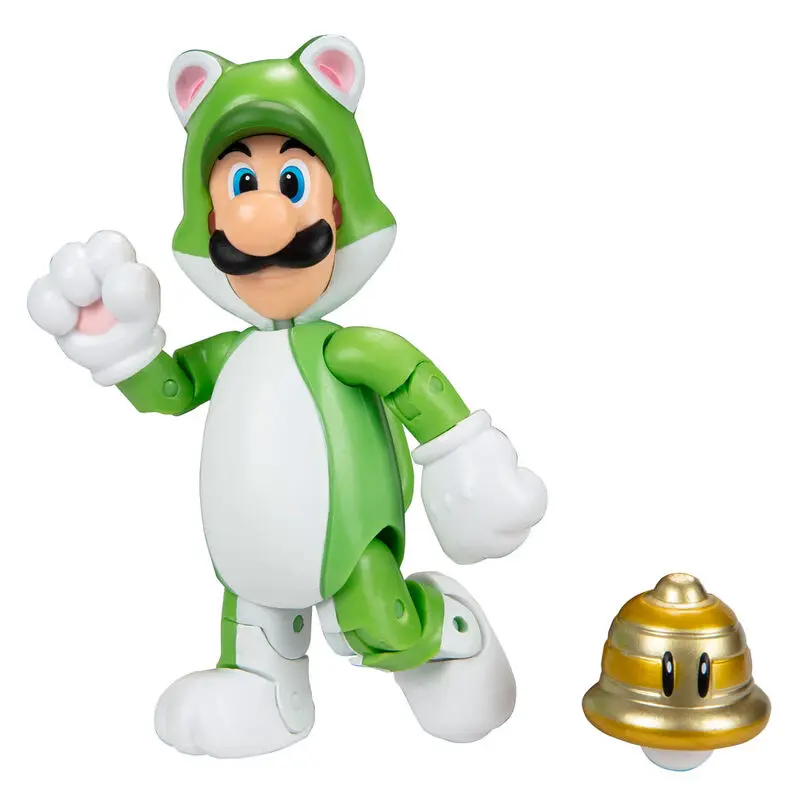 Nintendo Super Mario Cat Luigi figúrka 10 cm termékfotó