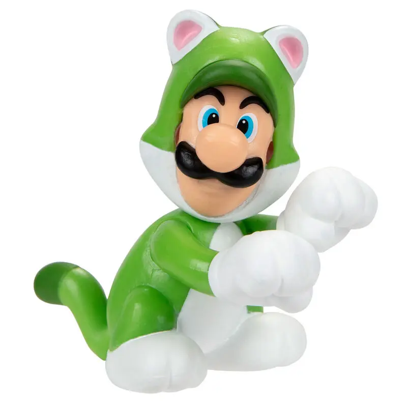 Nintendo Super Mario Cat Luigi figúrka 6,5 cm termékfotó