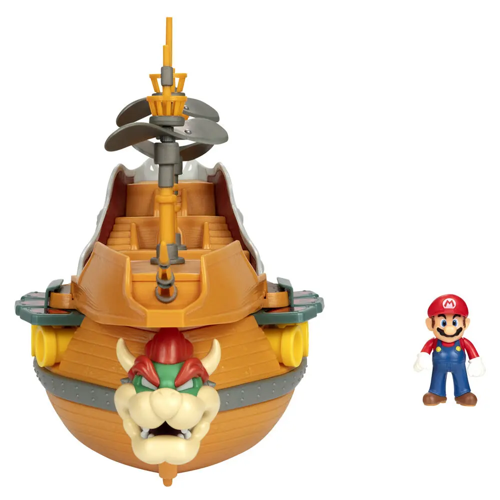 Nintendo Super Mario Deluxe Lietadlo Bowser playset produktová fotografia