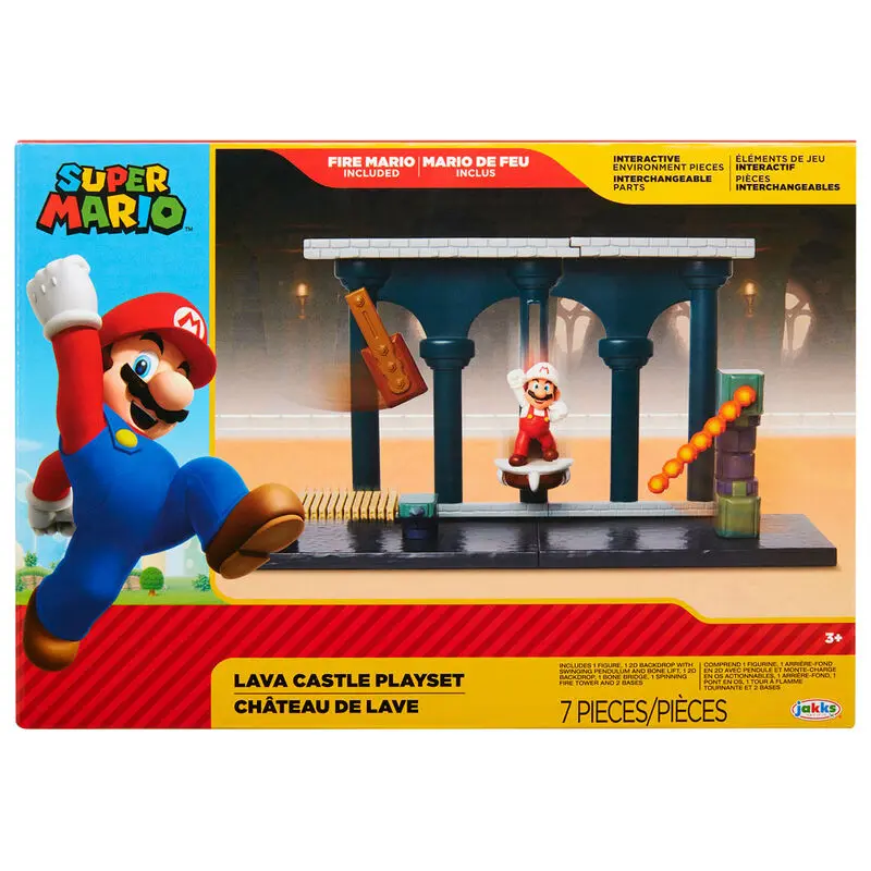 Nintendo Super Mario Lava Castle hracia súprava produktová fotografia