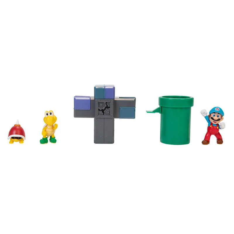 World of Nintendo Super Mario Diorama Set Podzemná sada produktová fotografia