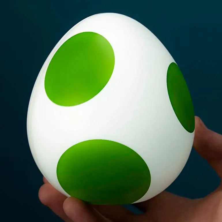 Nintendo Super Mario Yoshi vaječná lampa produktová fotografia