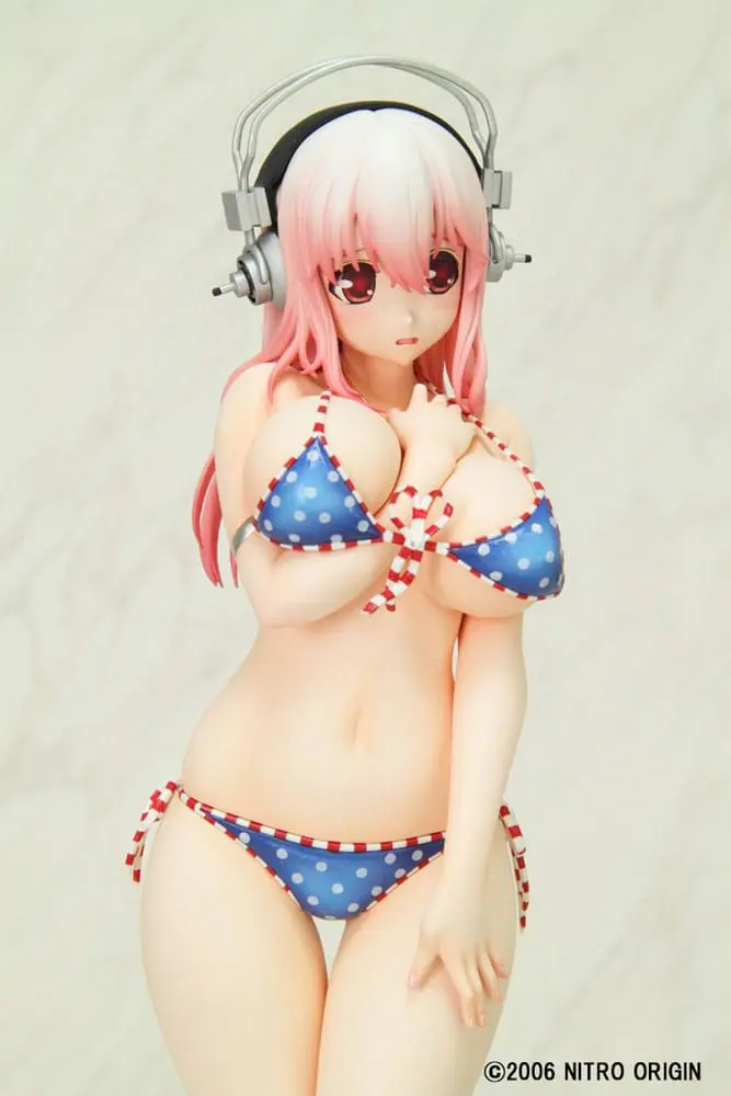 Nitro Super Sonic PVC figúrka 1/6 Super Sonico Paisura Bikini ver. Re-Run 28 cm termékfotó