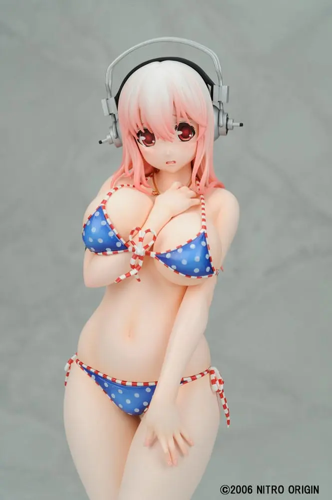 Nitro Super Sonic PVC figúrka 1/6 Super Sonico Paisura Bikini ver. Re-Run 28 cm termékfotó