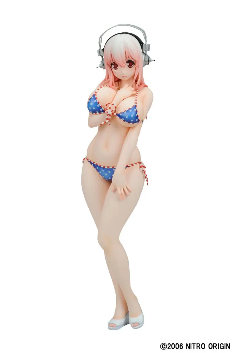 Nitro Super Sonic PVC figúrka 1/6 Super Sonico Paisura Bikini ver. Re-Run 28 cm termékfotó