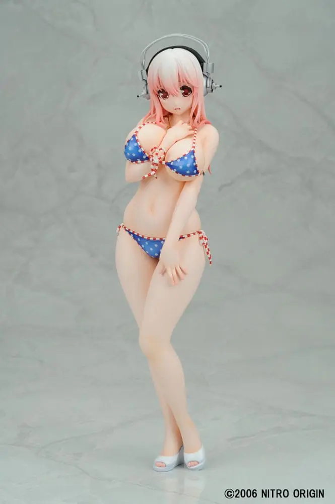 Nitro Super Sonic PVC figúrka 1/6 Super Sonico Paisura Bikini ver. Re-Run 28 cm termékfotó