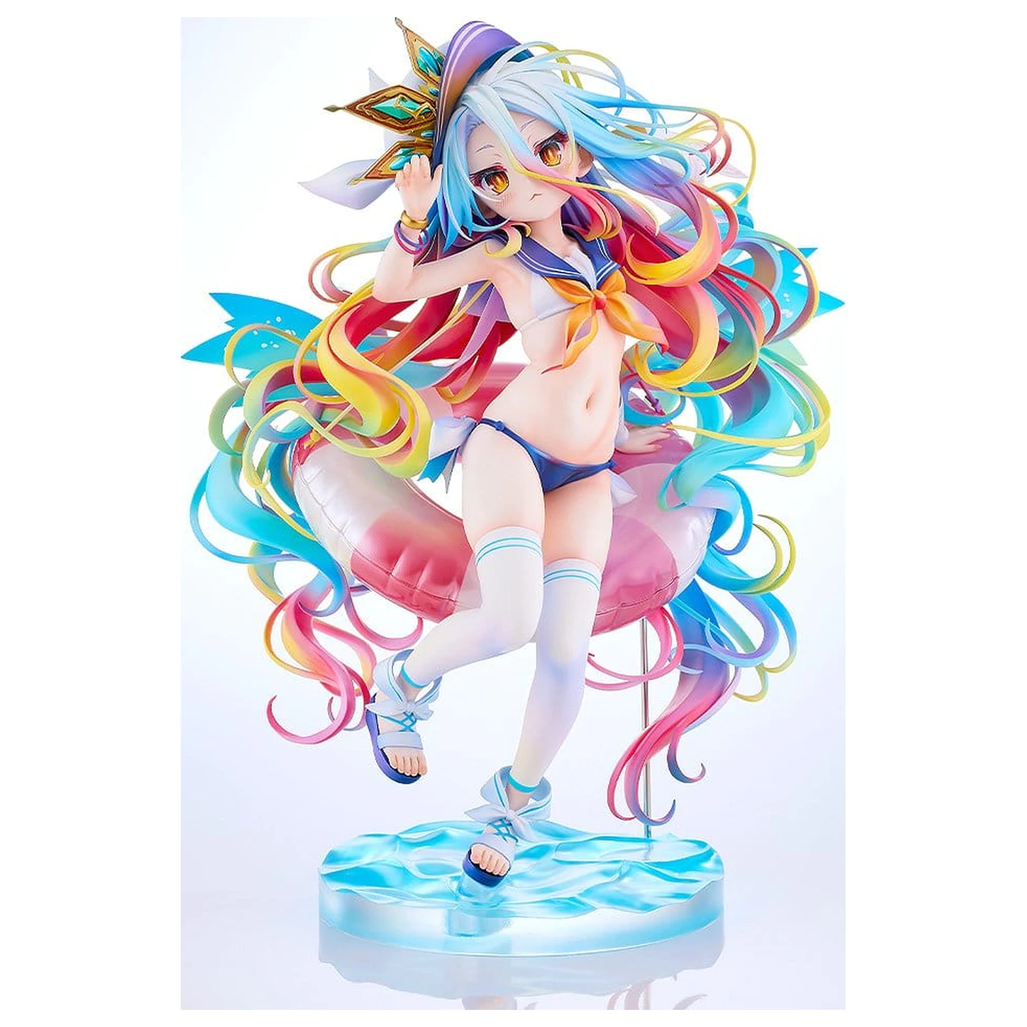 No Game No Life Socha 1/7 Shiro: Sailor-Style Swimsuit Ver. 24 cm produktová fotografia