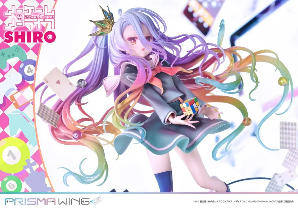 No Game No Life Prisma Wing PVC soška 1/7 Shiro 27 cm termékfotó