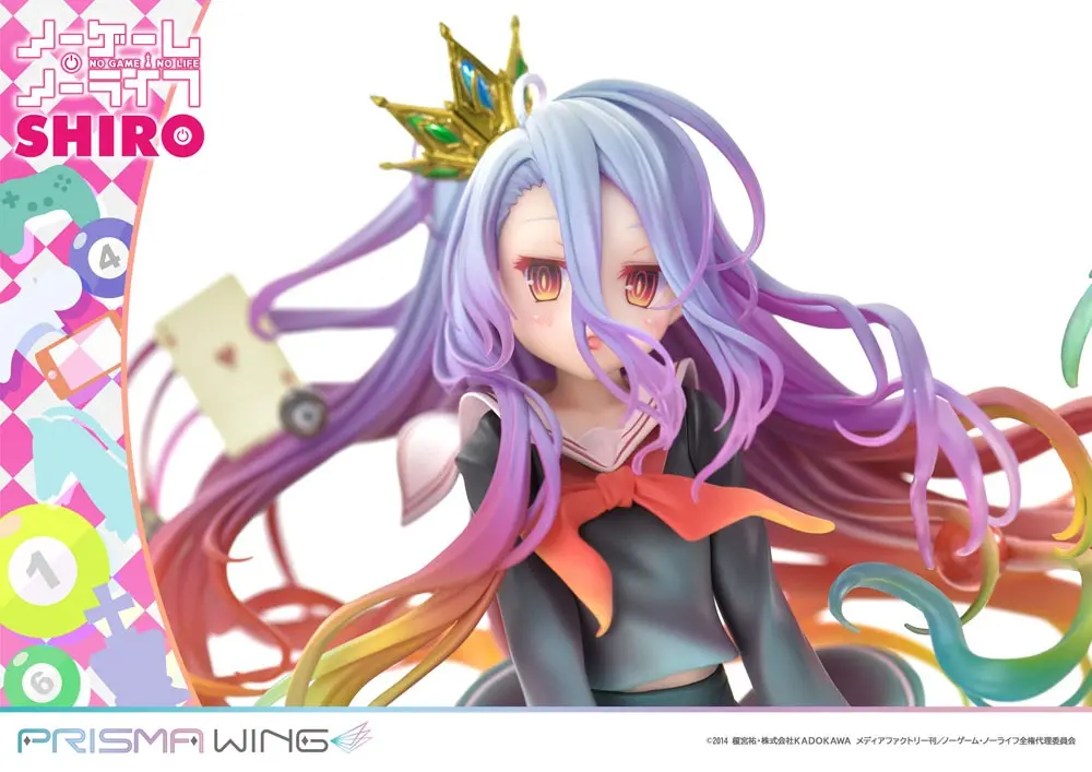 No Game No Life Prisma Wing PVC soška 1/7 Shiro 27 cm termékfotó