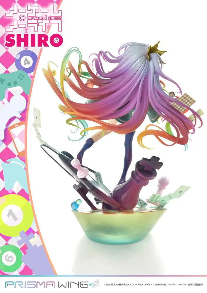 No Game No Life Prisma Wing PVC soška 1/7 Shiro 27 cm termékfotó