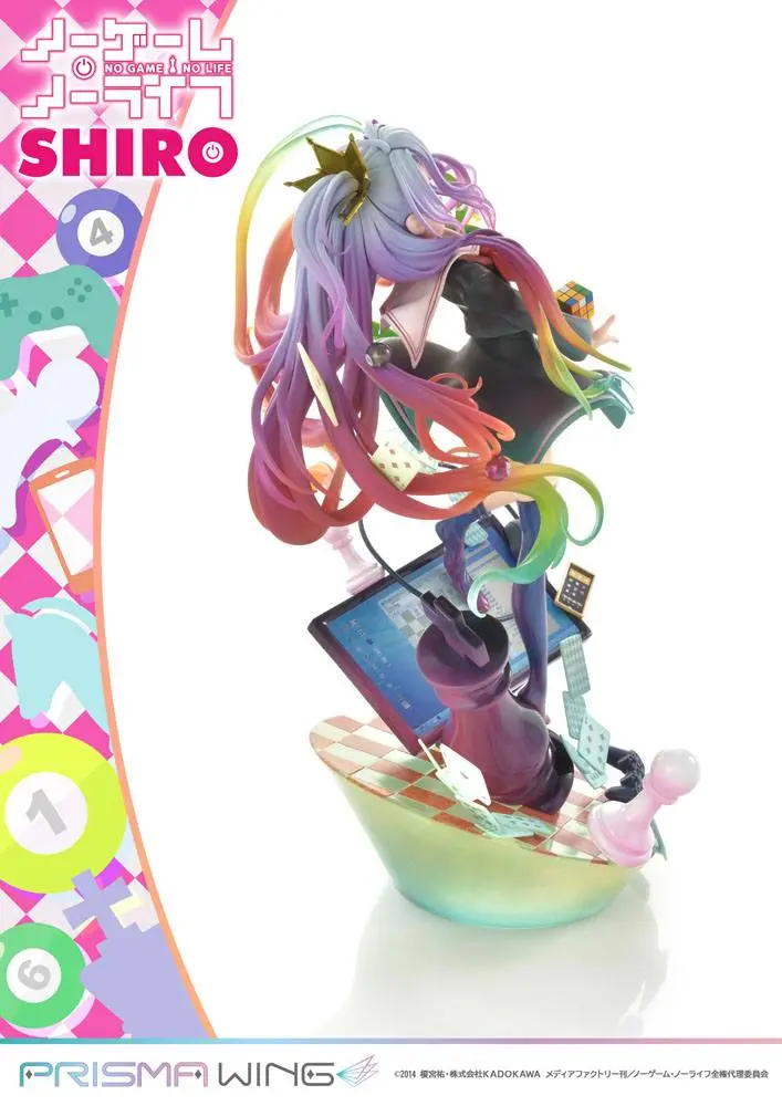 No Game No Life Prisma Wing PVC soška 1/7 Shiro 27 cm termékfotó