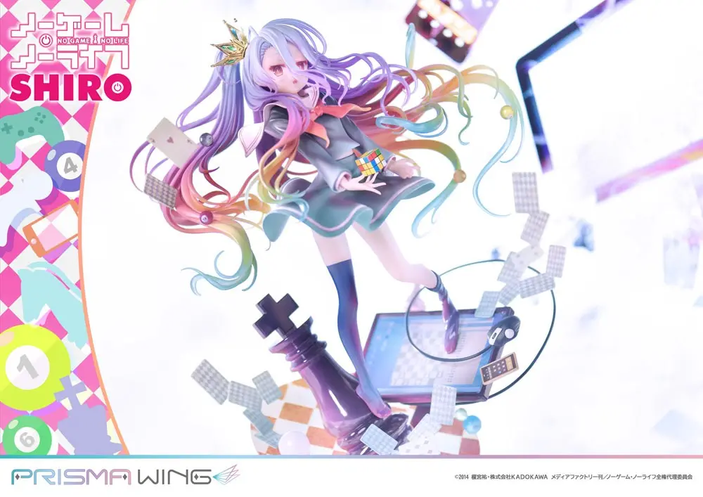 No Game No Life Prisma Wing PVC soška 1/7 Shiro 27 cm termékfotó