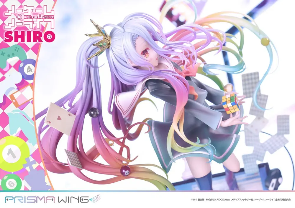 No Game No Life Prisma Wing PVC soška 1/7 Shiro 27 cm termékfotó