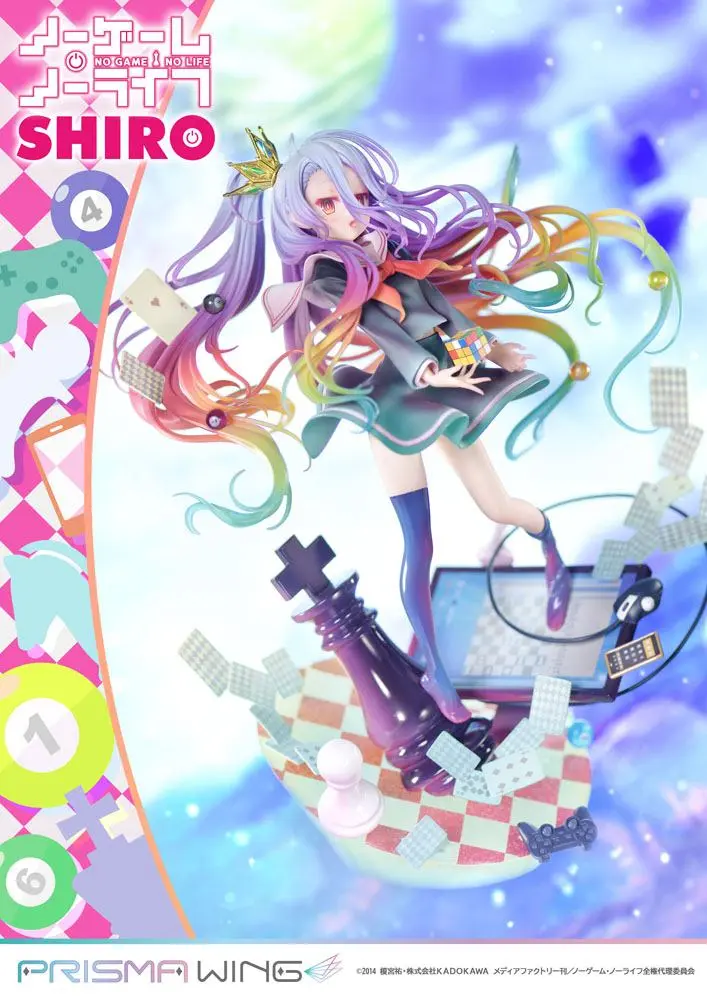 No Game No Life Prisma Wing PVC soška 1/7 Shiro 27 cm termékfotó