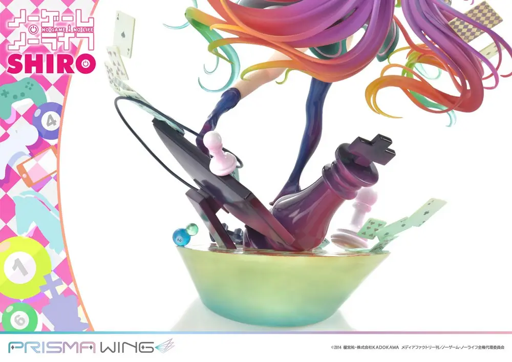 No Game No Life Prisma Wing PVC soška 1/7 Shiro 27 cm termékfotó