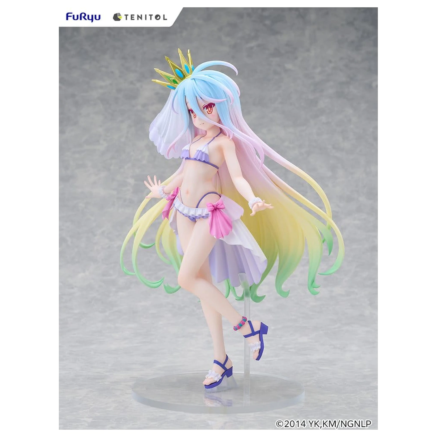 No Game No Life Tenitol vysoká PVC figúrka Shiro swimwear dress Ver. 29 cm produktová fotografia
