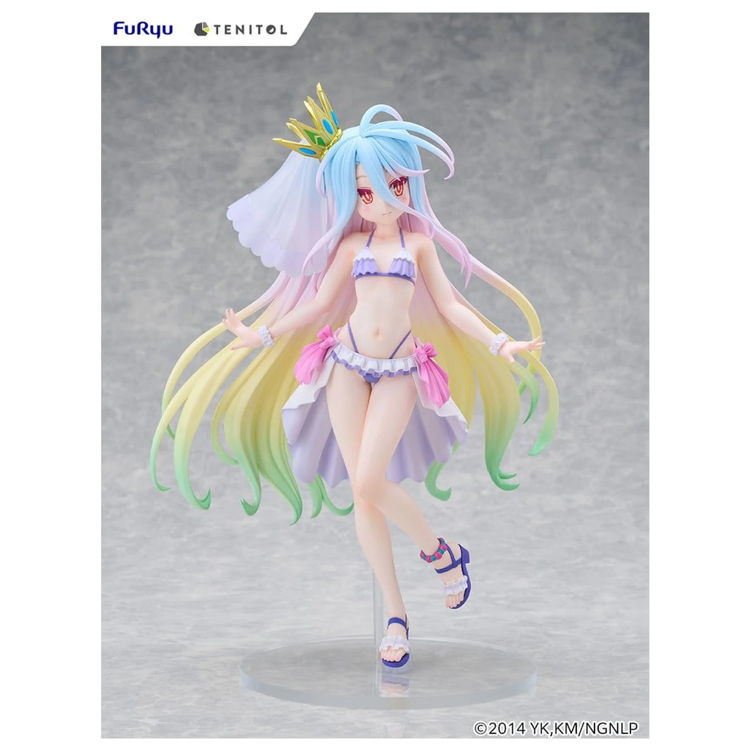 No Game No Life Tenitol vysoká PVC figúrka Shiro swimwear dress Ver. 29 cm produktová fotografia