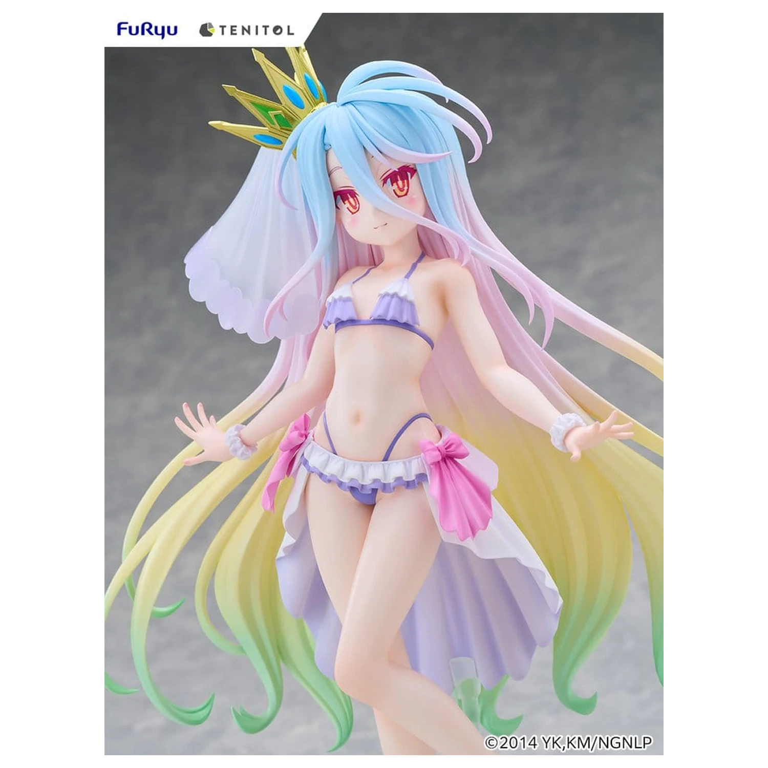 No Game No Life Tenitol vysoká PVC figúrka Shiro swimwear dress Ver. 29 cm produktová fotografia