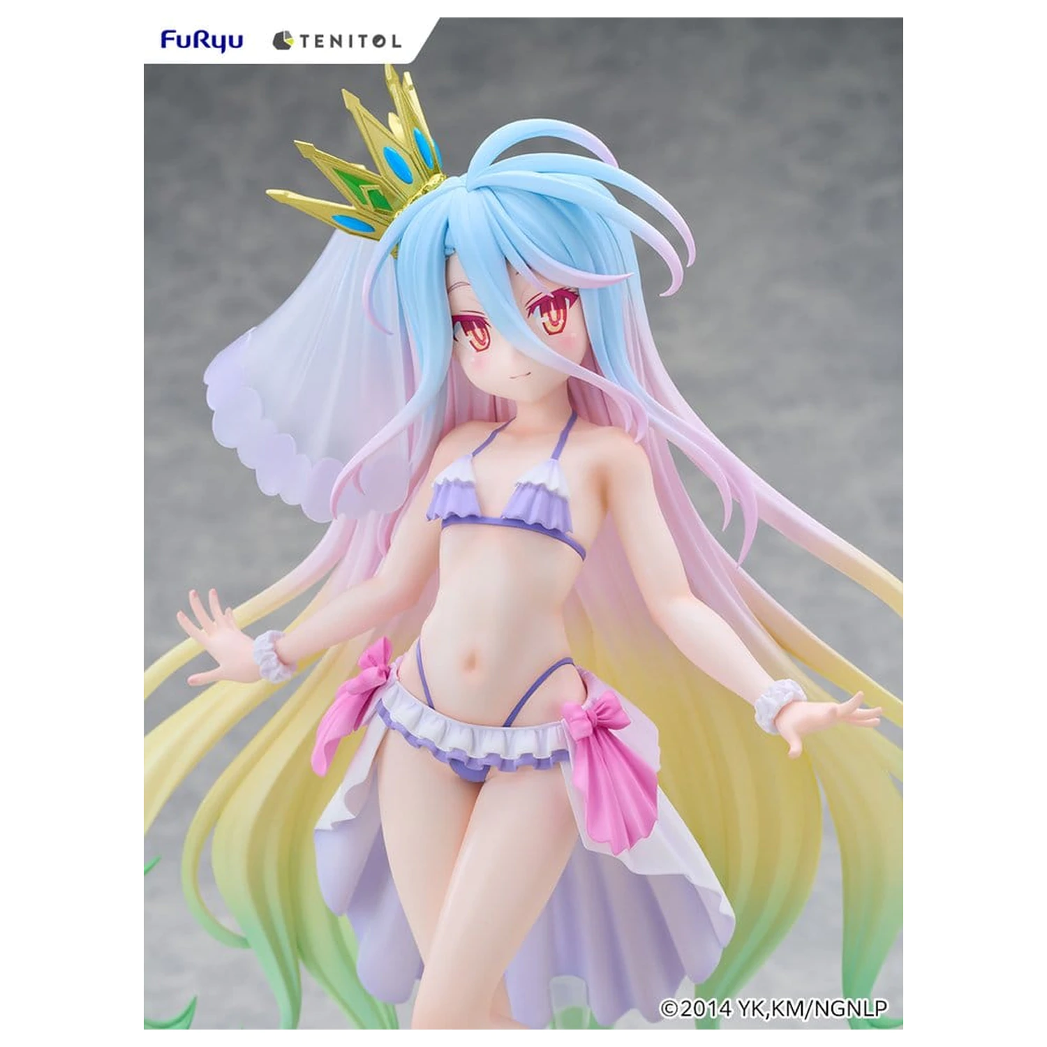 No Game No Life Tenitol vysoká PVC figúrka Shiro swimwear dress Ver. 29 cm produktová fotografia