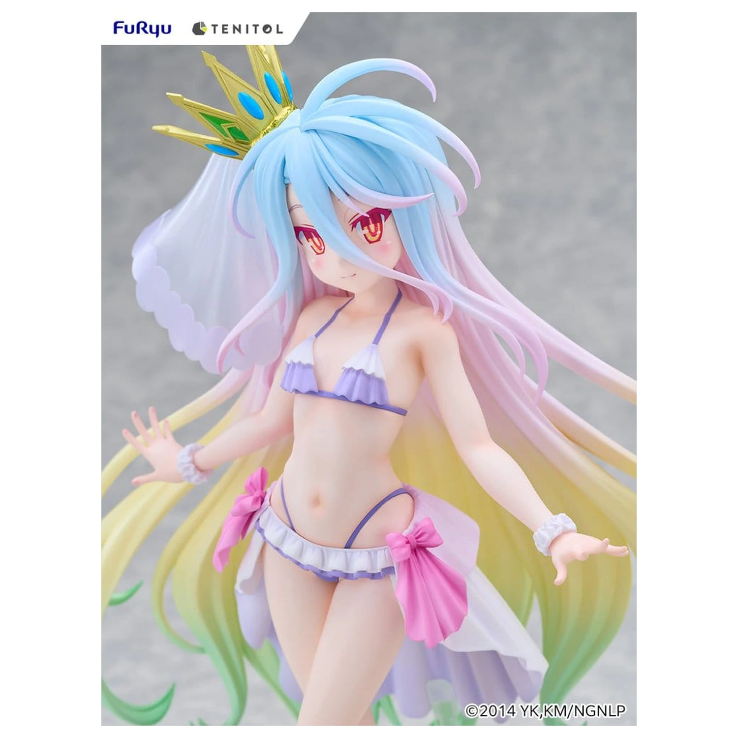 No Game No Life Tenitol vysoká PVC figúrka Shiro swimwear dress Ver. 29 cm produktová fotografia