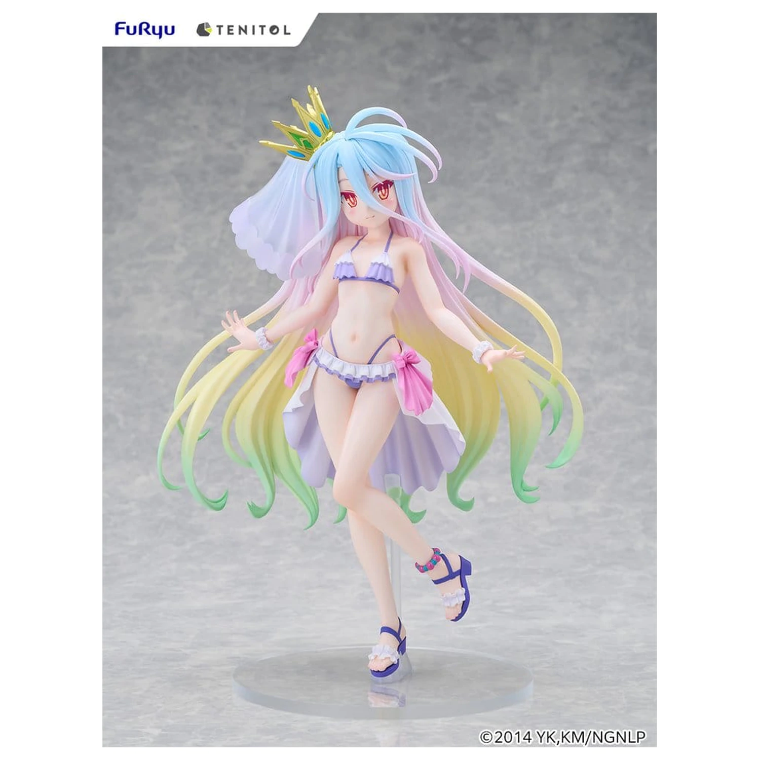 No Game No Life Tenitol vysoká PVC figúrka Shiro swimwear dress Ver. 29 cm produktová fotografia