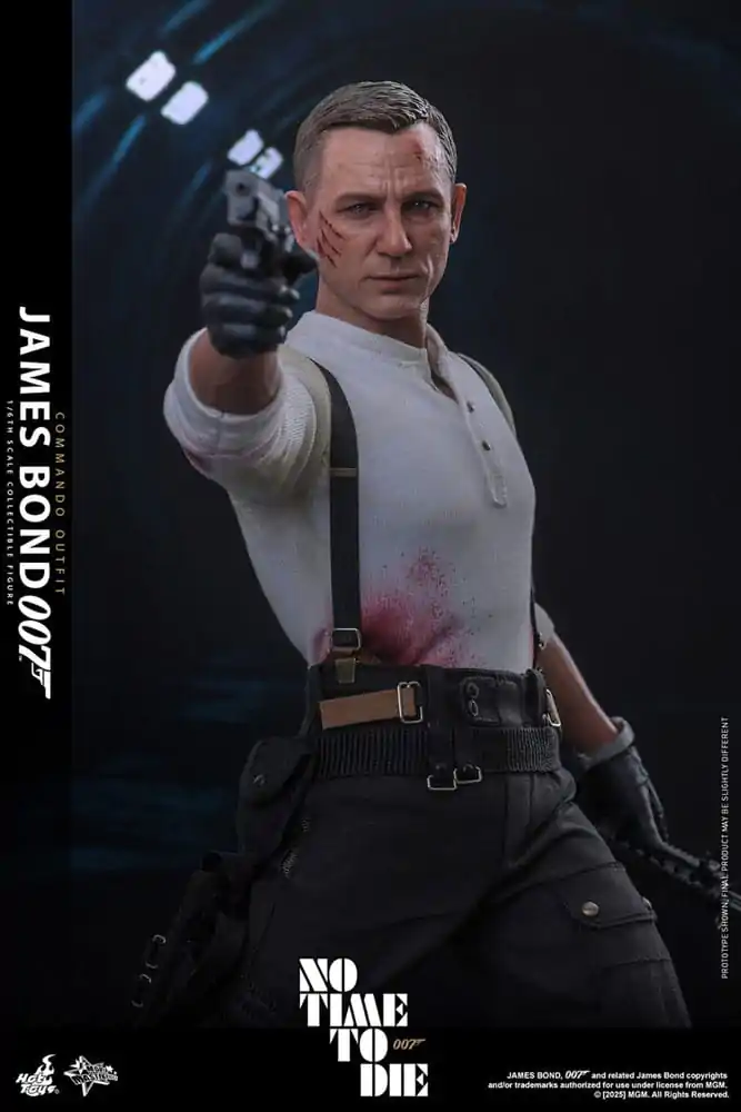 No Time To Die Movie Masterpiece akčná figúrka 1/6 James Bond (Commando Outfit) Hot Toys Exclusive 30 cm produktová fotografia