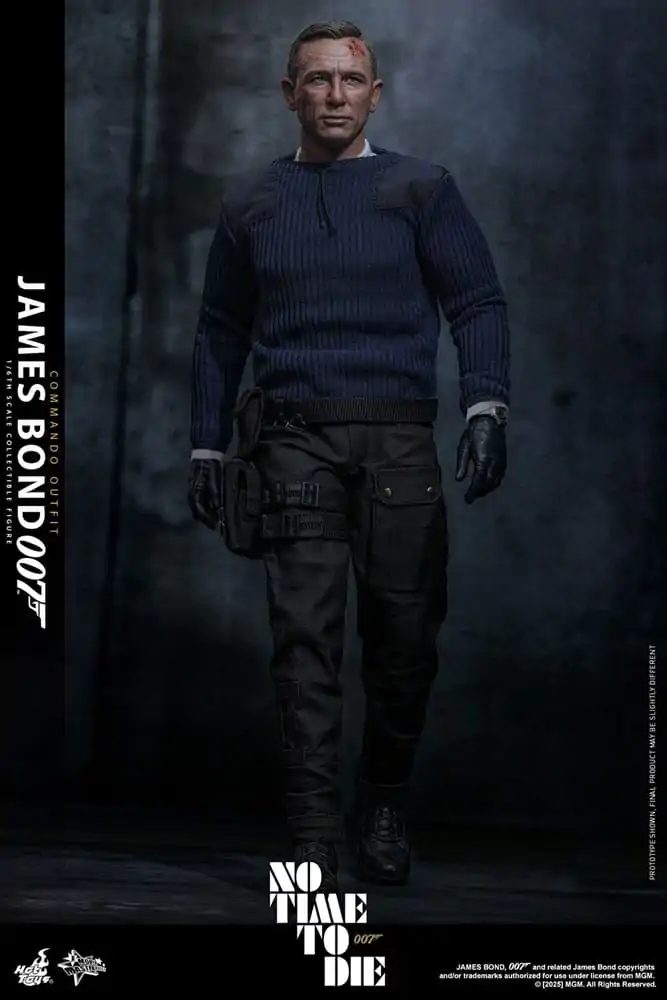 No Time To Die Movie Masterpiece akčná figúrka 1/6 James Bond (Commando Outfit) Hot Toys Exclusive 30 cm produktová fotografia