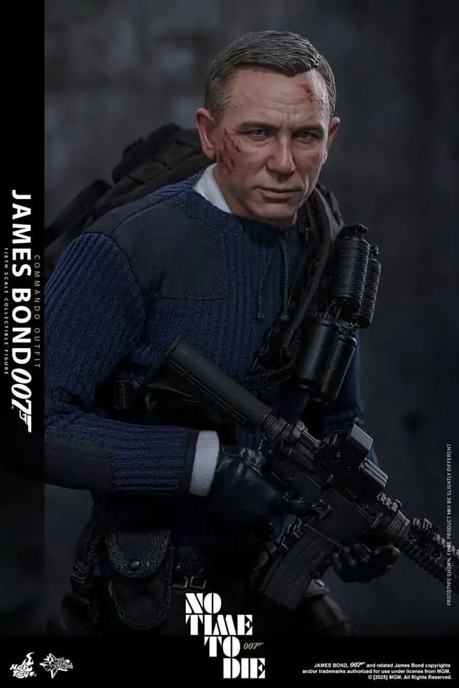 No Time To Die Movie Masterpiece akčná figúrka 1/6 James Bond (Commando Outfit) Hot Toys Exclusive 30 cm produktová fotografia