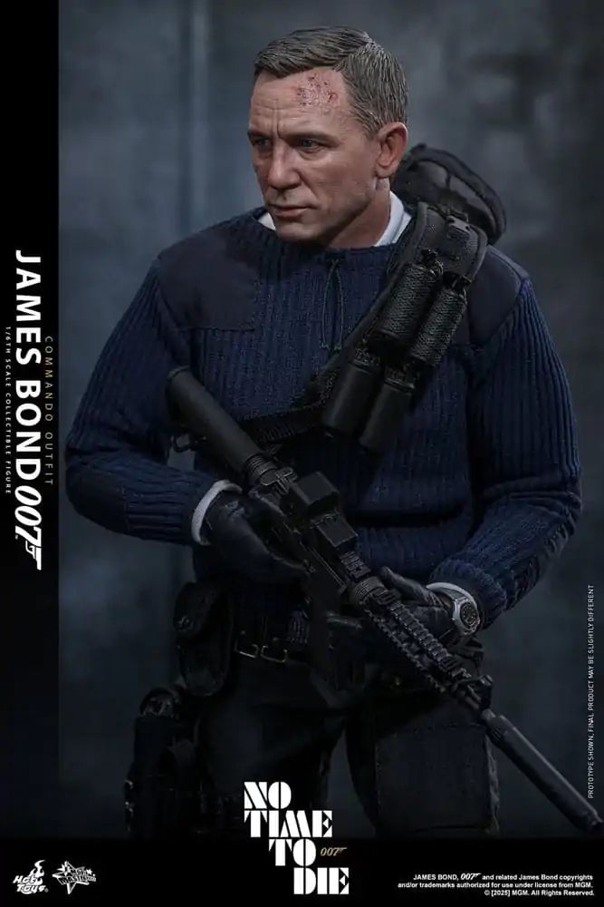 No Time To Die Movie Masterpiece akčná figúrka 1/6 James Bond (Commando Outfit) Hot Toys Exclusive 30 cm produktová fotografia