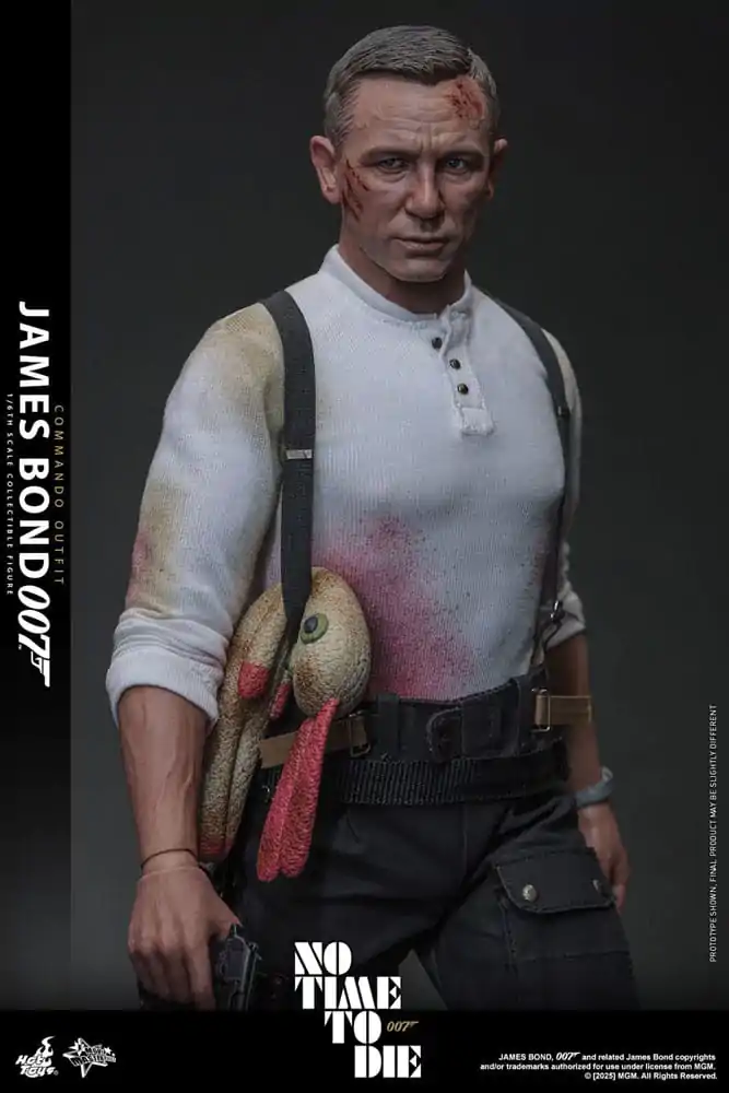 No Time To Die Movie Masterpiece akčná figúrka 1/6 James Bond (Commando Outfit) Hot Toys Exclusive 30 cm produktová fotografia