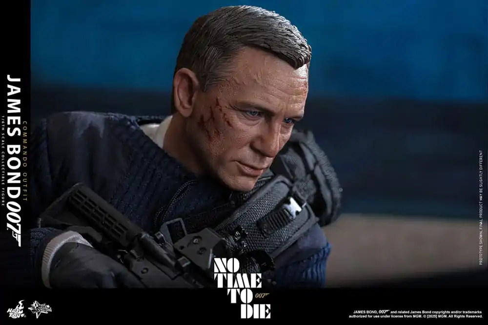 No Time To Die Movie Masterpiece akčná figúrka 1/6 James Bond (Commando Outfit) Hot Toys Exclusive 30 cm produktová fotografia