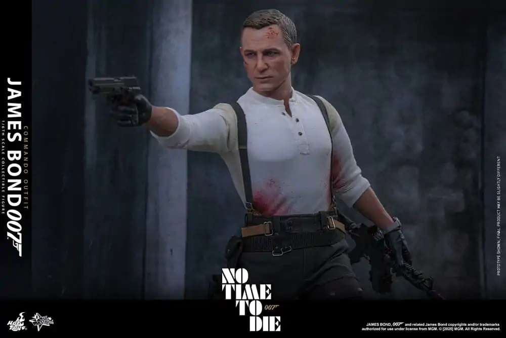 No Time To Die Movie Masterpiece akčná figúrka 1/6 James Bond (Commando Outfit) Hot Toys Exclusive 30 cm produktová fotografia