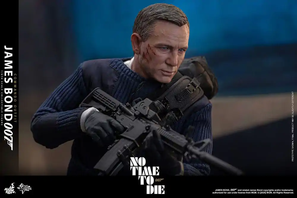 No Time To Die Movie Masterpiece akčná figúrka 1/6 James Bond (Commando Outfit) Hot Toys Exclusive 30 cm produktová fotografia