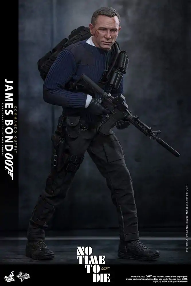 No Time To Die Movie Masterpiece akčná figúrka 1/6 James Bond (Commando Outfit) Hot Toys Exclusive 30 cm produktová fotografia