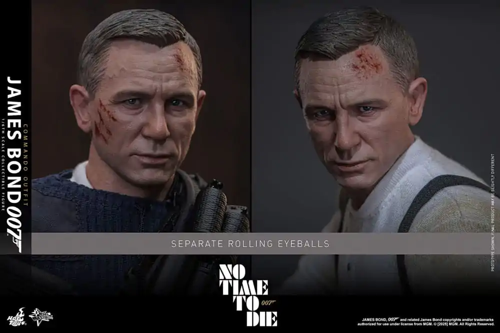 No Time To Die Movie Masterpiece akčná figúrka 1/6 James Bond (Commando Outfit) Hot Toys Exclusive 30 cm produktová fotografia