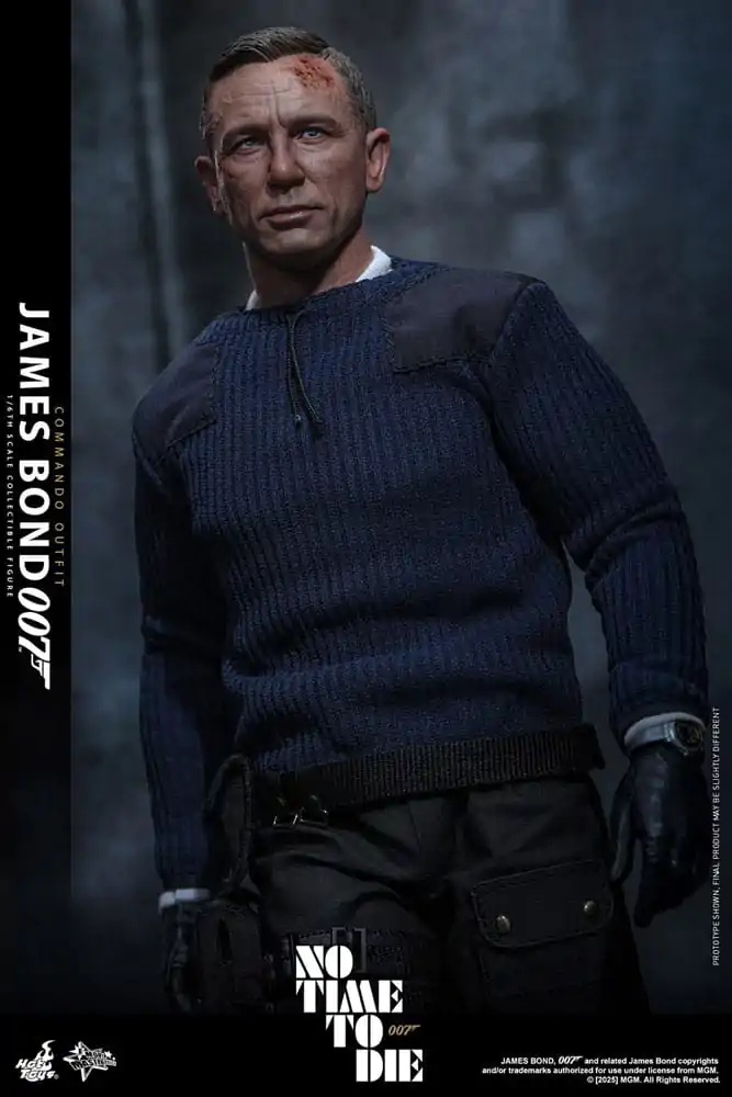 No Time To Die Movie Masterpiece akčná figúrka 1/6 James Bond (Commando Outfit) Hot Toys Exclusive 30 cm produktová fotografia