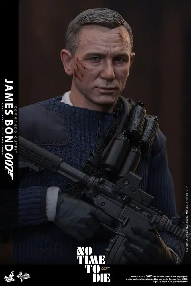 No Time To Die Movie Masterpiece akčná figúrka 1/6 James Bond (Commando Outfit) Hot Toys Exclusive 30 cm produktová fotografia