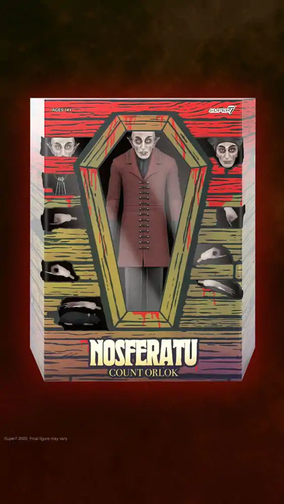 Nosferatu Ultimates Action Figúrka Count Orlok Wave 2 18 cm termékfotó