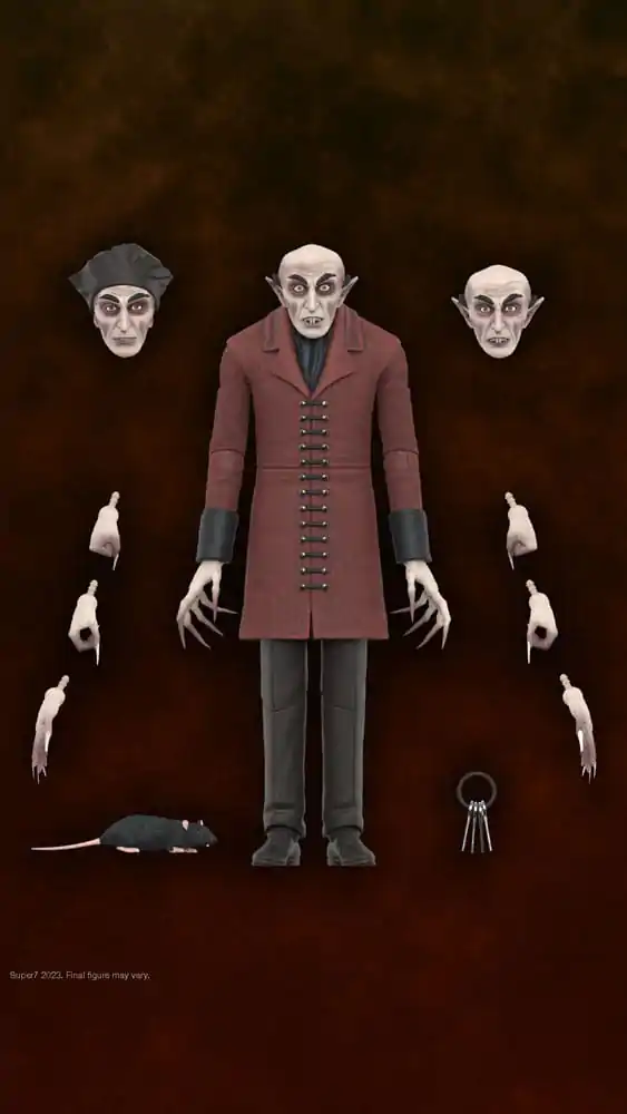 Nosferatu Ultimates Action Figúrka Count Orlok Wave 2 18 cm termékfotó