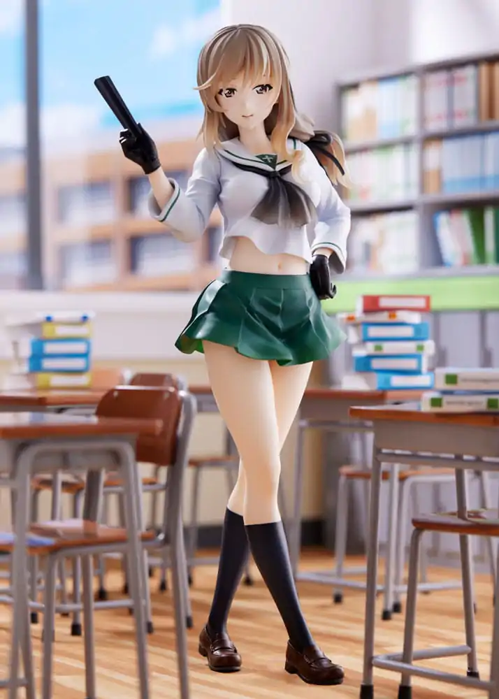 Oarai Girls High PVC soška 1/7 Chiyo Shimada 25 cm termékfotó